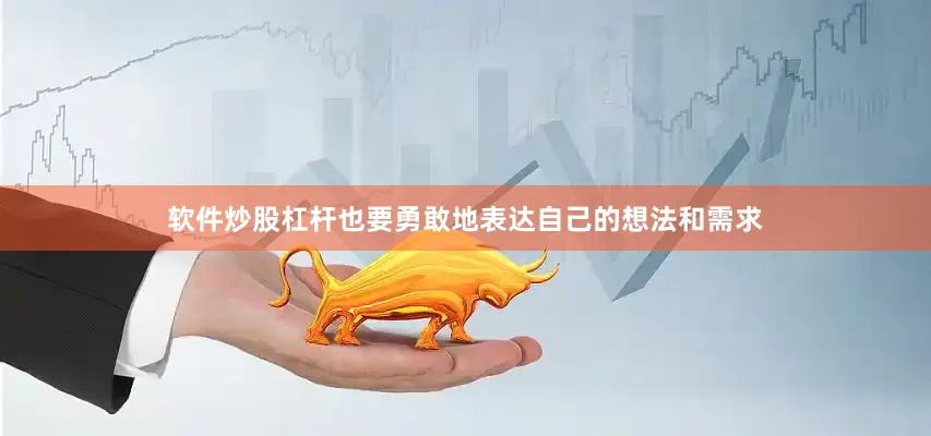 软件炒股杠杆也要勇敢地表达自己的想法和需求